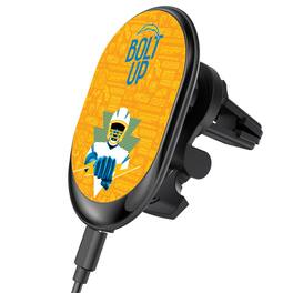 Keyscaper - Black Los Angeles Chargers Wireless Magnetic Car Charger - Black