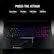 PRESS THE ATTACK Aura Sync Technology Per-Key RGB Full-Size Keyboard Gaming Hotkeys - I - I : T - | - - - I - 2 I I | | : 1 I I | - | . 1 . - 1 7 . . - D I d - WV .2 T Y . - O 1 . I - 1 I | : - m P D H - / d - ! D N M d : - . | - : - B | | - - + E i : : | - : O | d I I