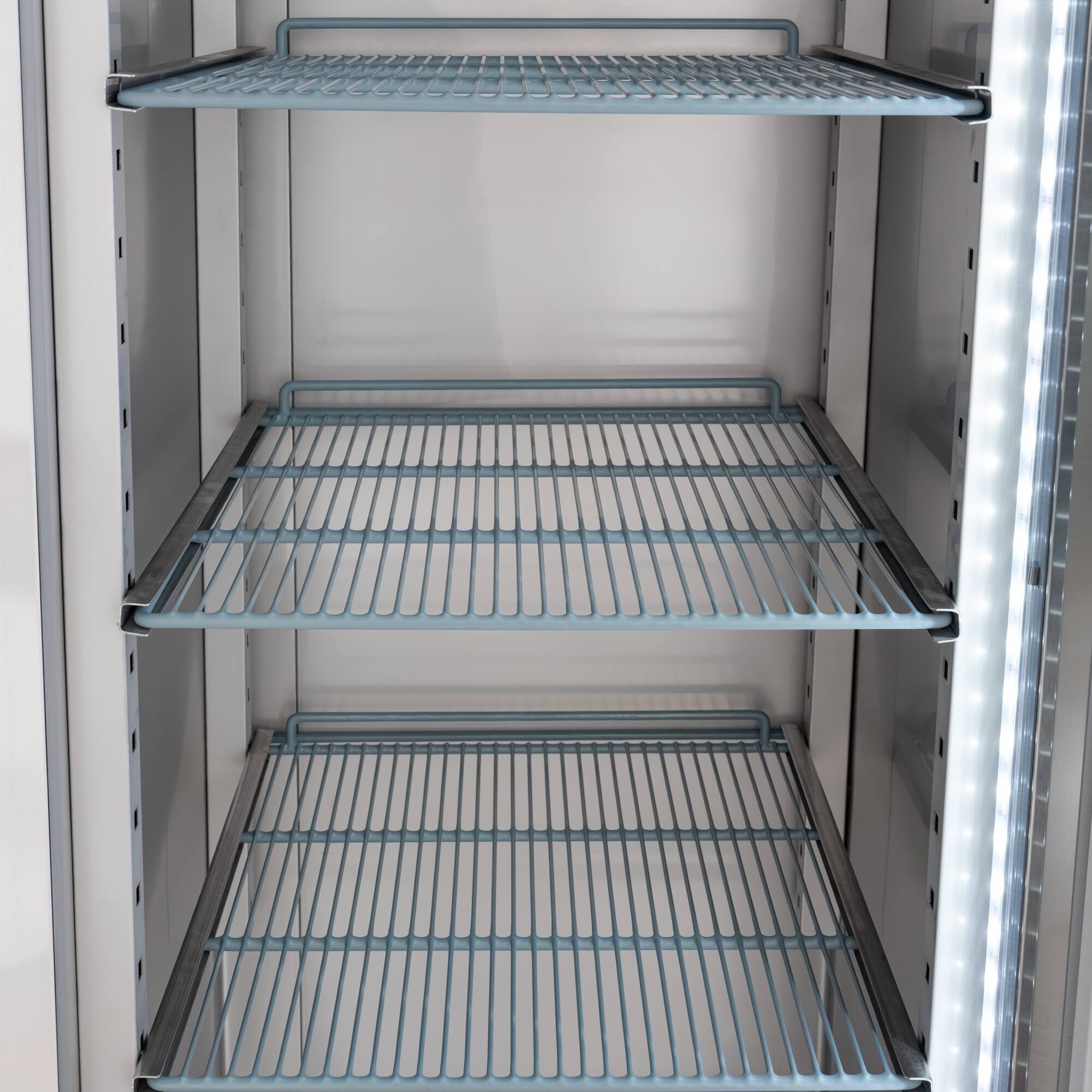 Alt View 6. Koolmore - 30 in. Solid Door Commercial Reach-In Refrigerator with Top-Mounted Compressor, 25 cu. ft. in Stainless-Steel - Stainless steel.