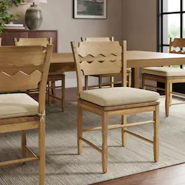 Jax Fabric Dining Chair Seat Cushion by Modway - Linen