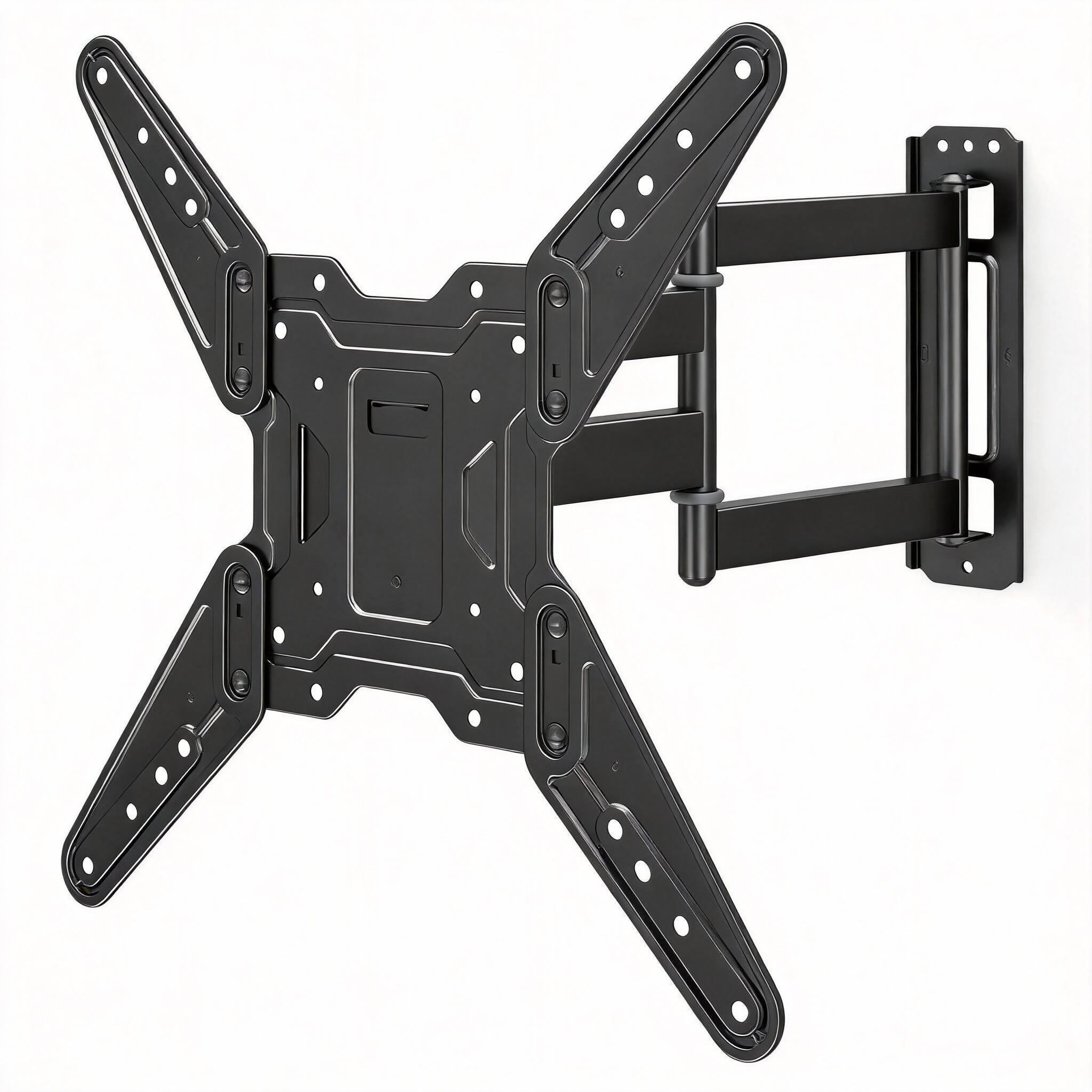 Front. OMOMMD - Full Motion TV Wall Mount 26-65" 37.4" Extension Swivel Tilt 77lbs VESA 400x400 - For 26–65 Inch.