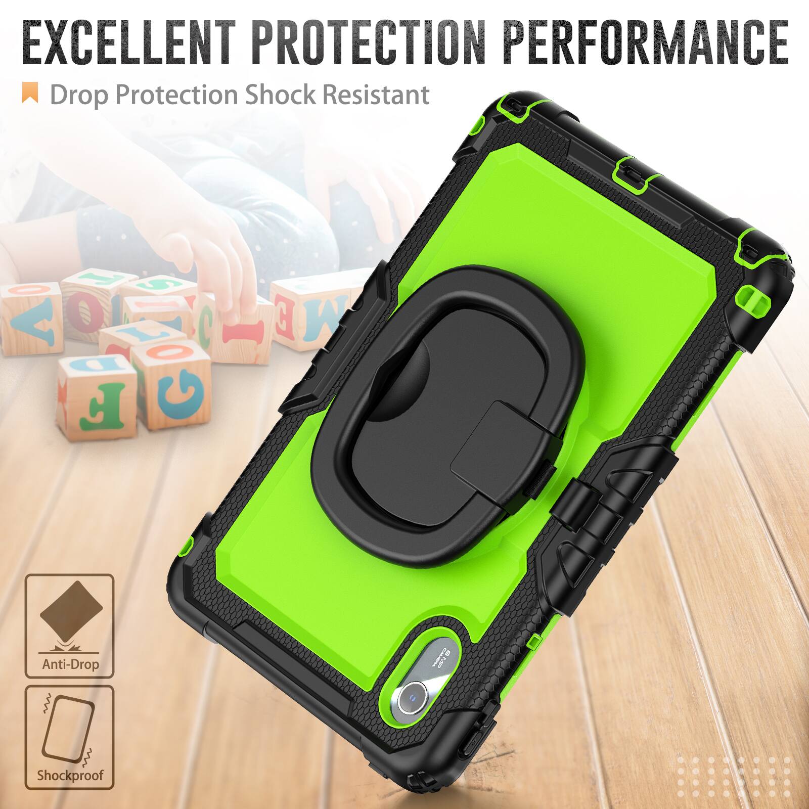 EXCELLENT PROTECTION PERFORMANCE  
Drop Protection Shock Resistant  

Anti-Drop  
Shockproof