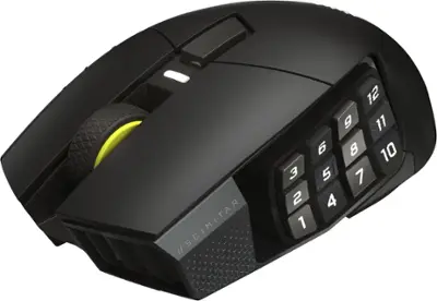 CORSAIR Scimitar Elite Wireless SE MOBA/MMO Optical Gaming Mouse CORSAIR Scimitar Elite Wireless SE MOBA/MMO Optical Gaming Mouse
