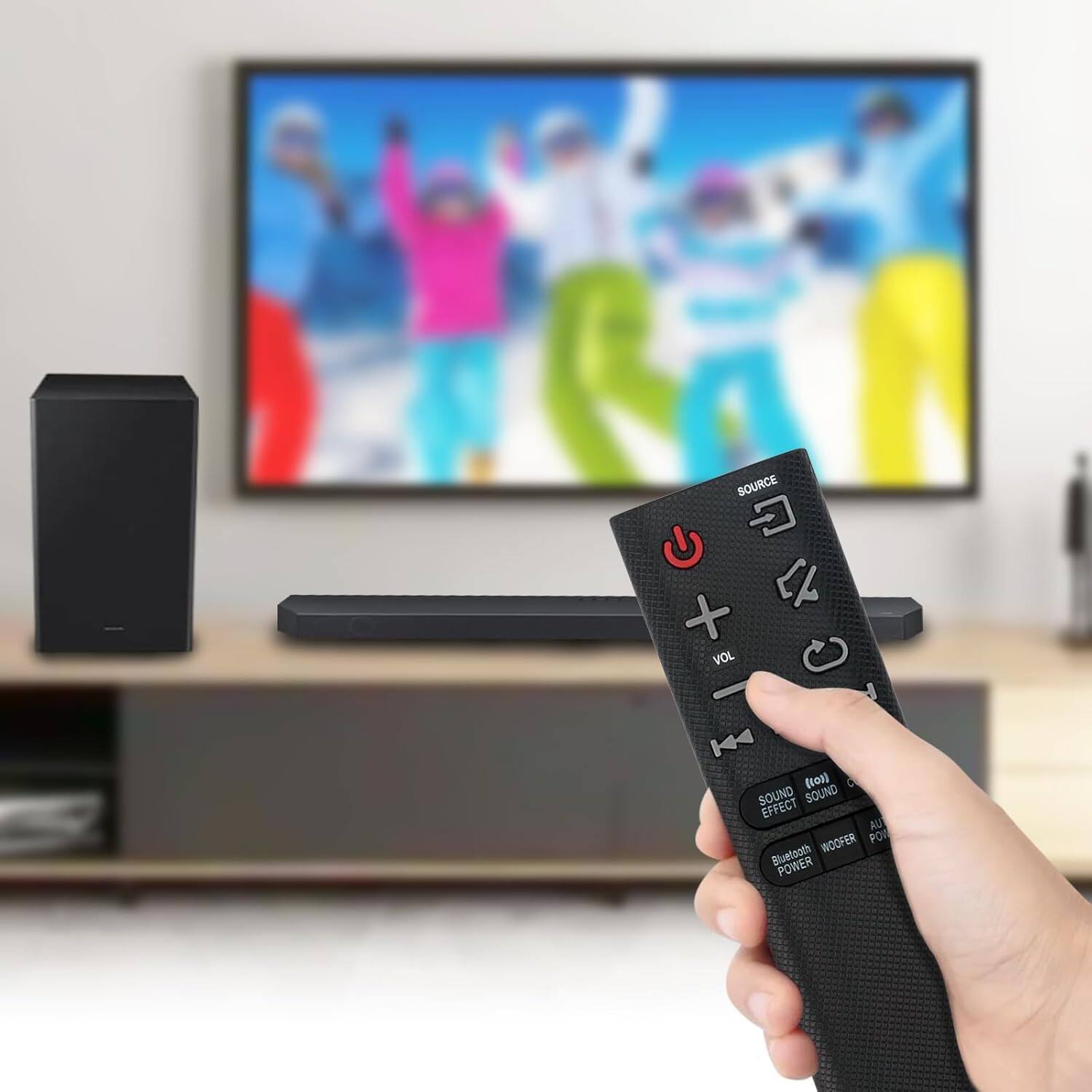 SOURCE G + JOV G J H (toa) C SOUND SOUND EFFECT AU WOOFER POW Bluetooth POWER