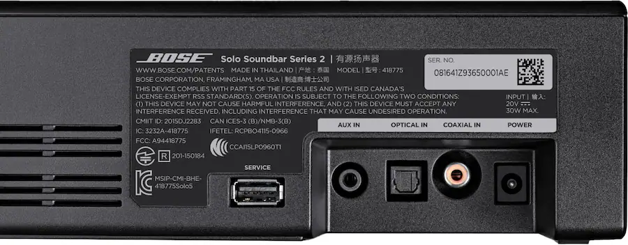 Bose Solo Soundbar Series 2 Black 885886-0010 - Open Box - Best Buy Bose Solo Soundbar Series 2 Black 885886-0010 - Open Box - Best Buy