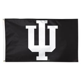 WinCraft - Indiana Hoosiers 3' x 5' Single-Sided Vibrant Deluxe Flag - Black