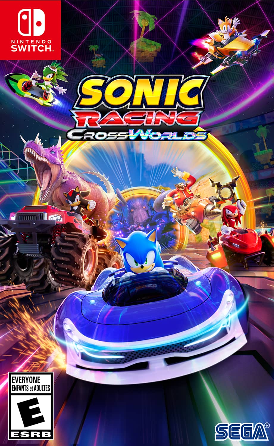 Sonic Racing: CrossWorlds Launch Edition - Nintendo Switch - Front_Zoom