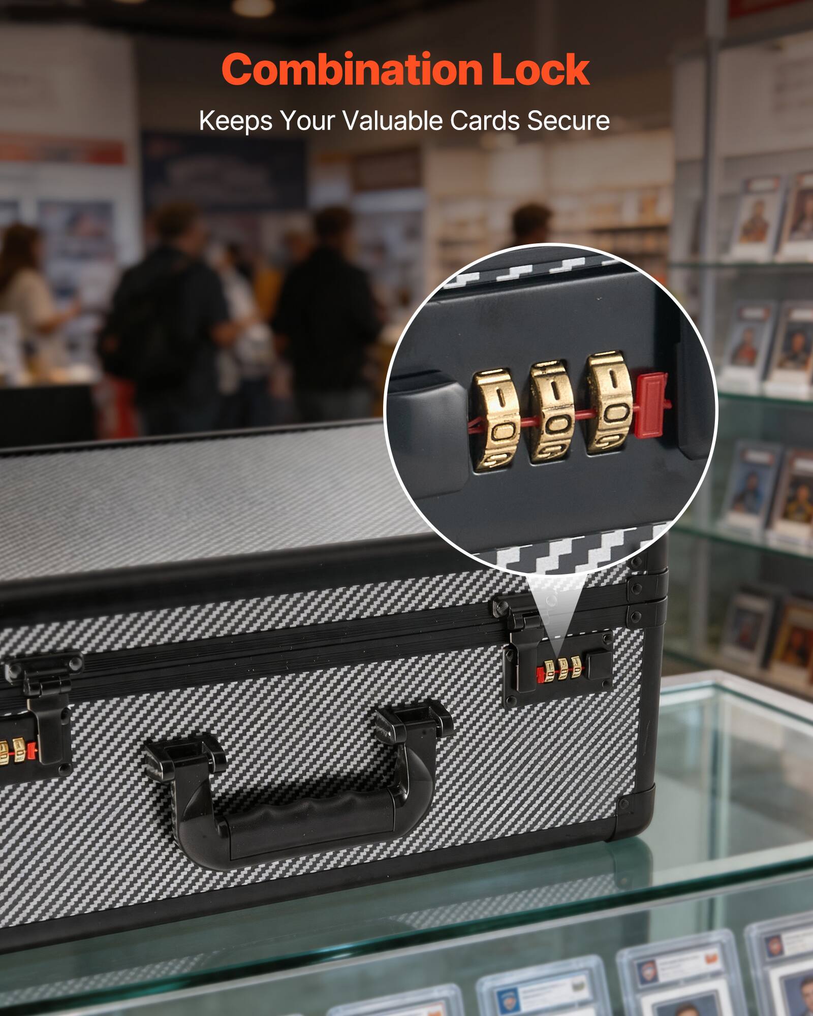 Combination Lock Keeps Your Valuable Cards Secure