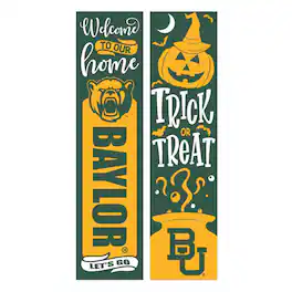 Evergreen Enterprises - Baylor Bears 47" Double Sided Halloween Leaner Fan Sign - Multicolor