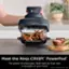 Meet the Ninja CRISPi PowerPod. The power of a full-sized, 1500-watt air fryer now in the palm of your hand.