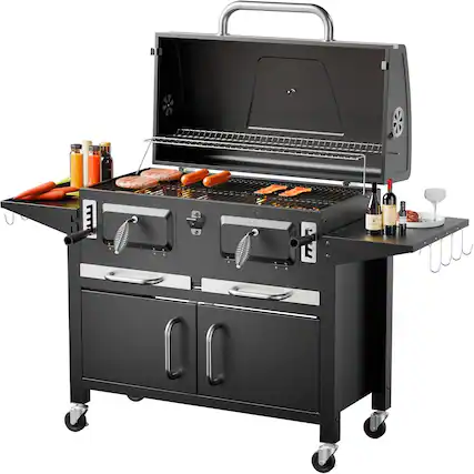 Front. Circus Cirle - Charcoal BBQ Grill with 794 SQ.IN Cooking Area, Outdoor Barbecue Grill.