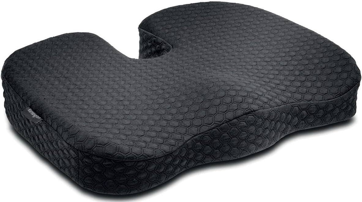 Front. Kensington - Cooling Gel Cushion Seat Rest K55807WW - Black.