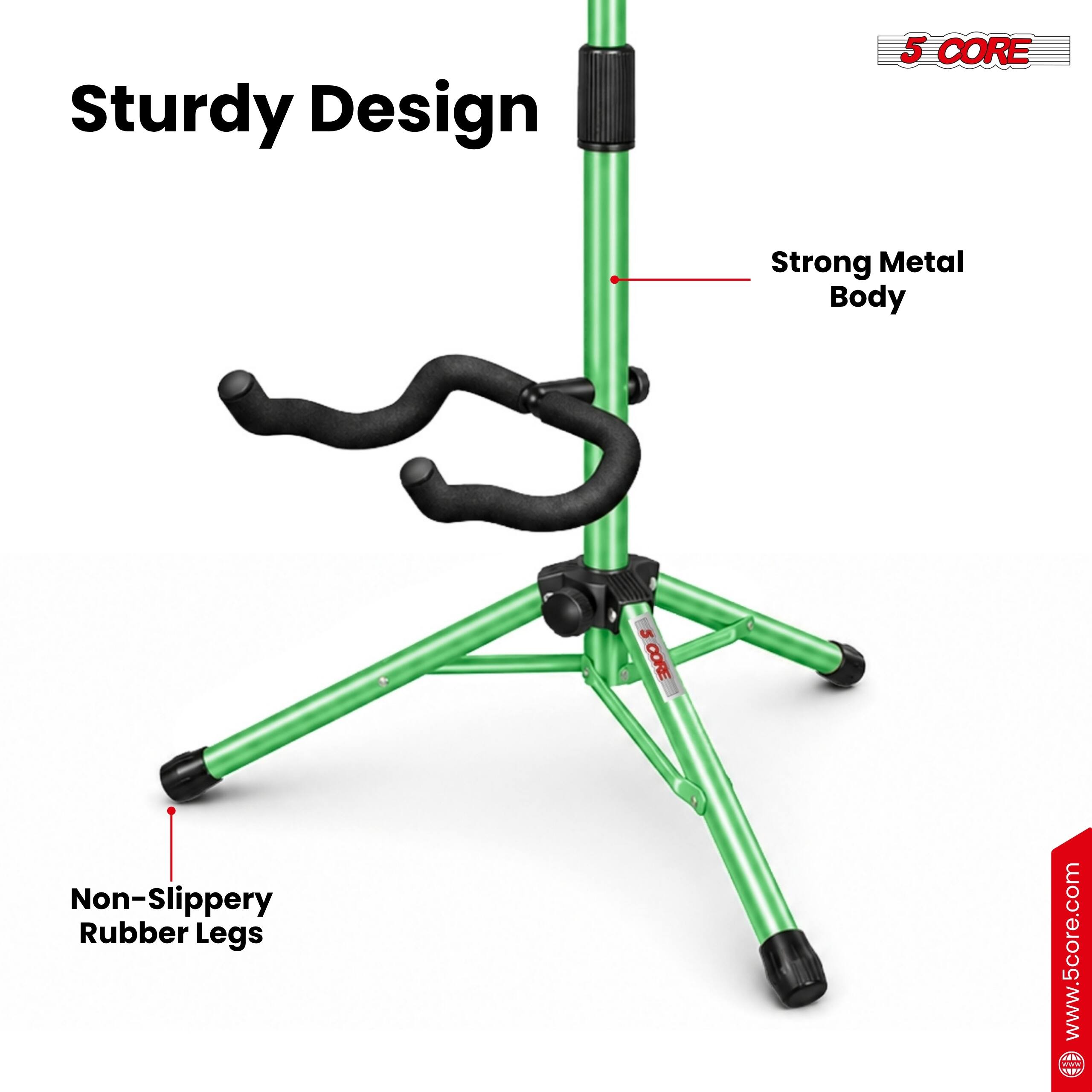 Sturdy Design  
5 CORE  
Strong Metal Body  
Non-Slippery Rubber Legs  
www.5core.com