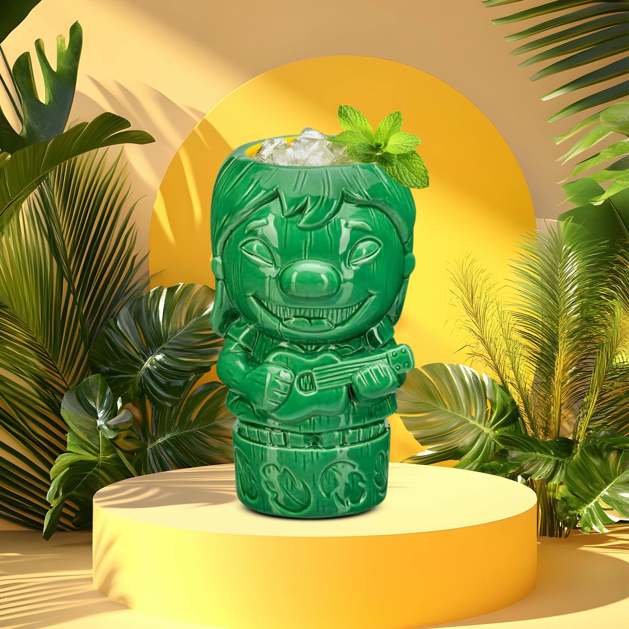 Alt View 10. Disney - Geeki Tikis Disney Lilo & Stitch Ukulele Lilo Ceramic Mug | Holds 21 Ounces - Green.