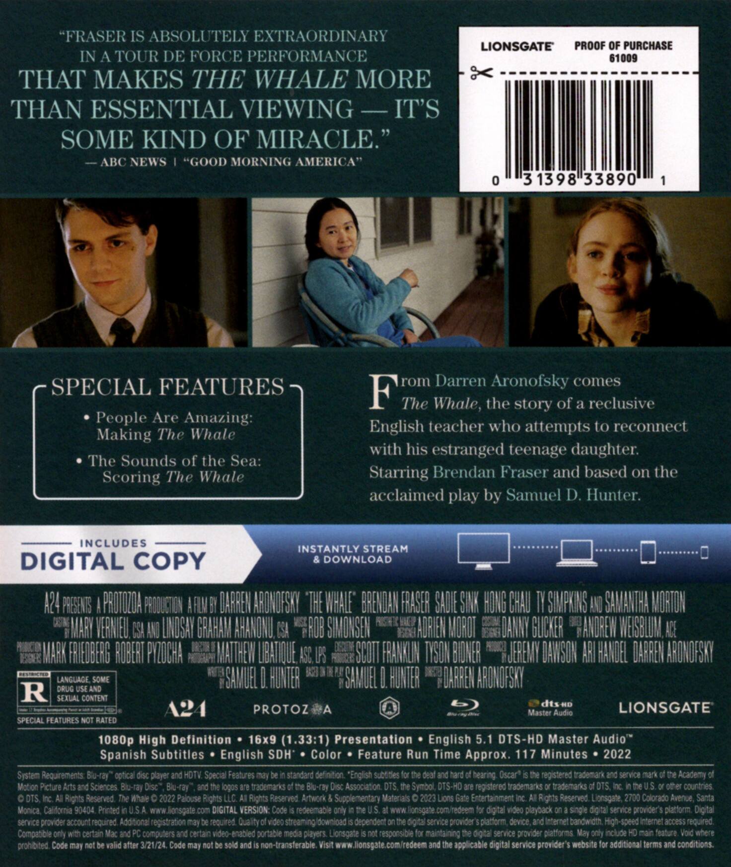 Alt View 1. The Whale   - BLU-RAY.