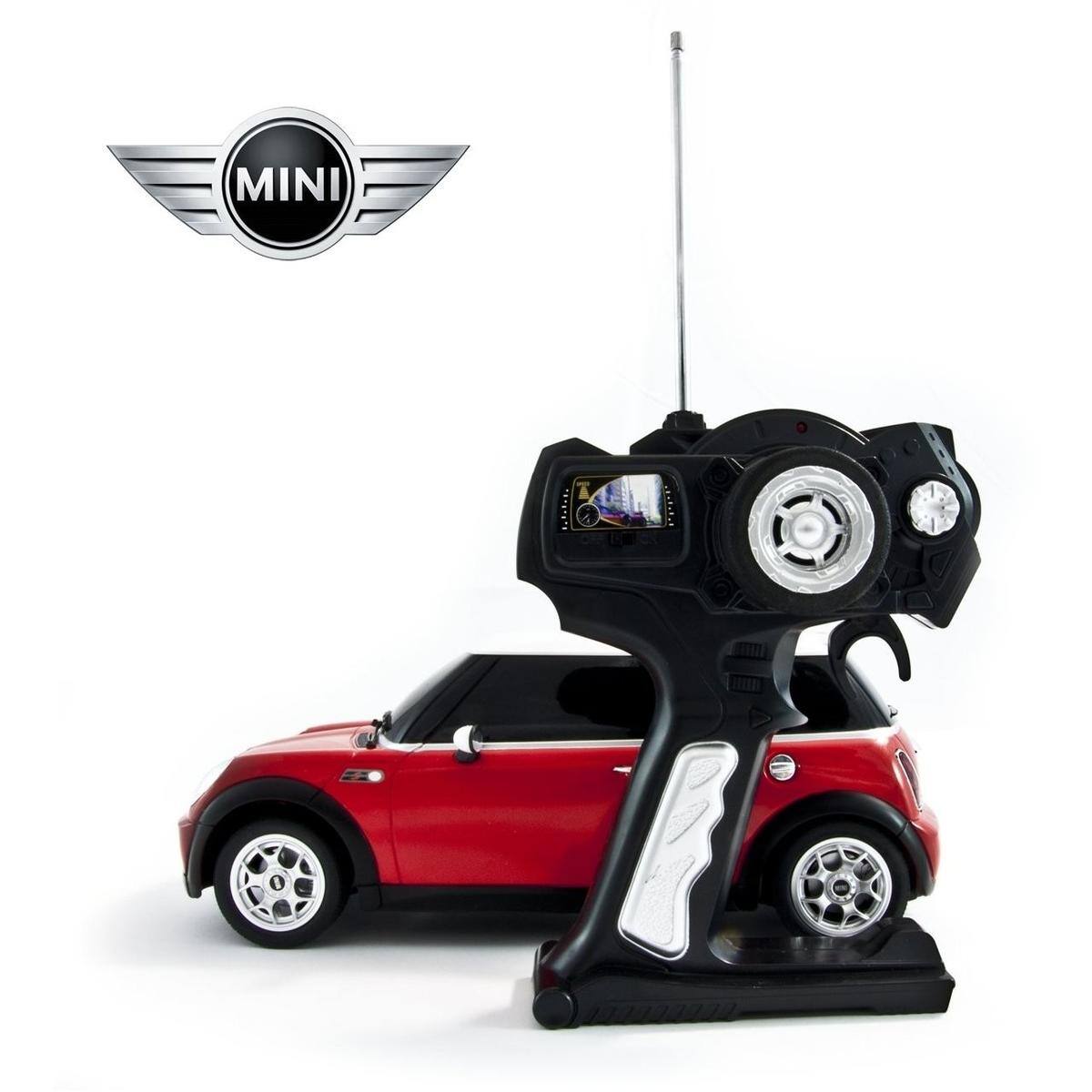 Alt View 1. JuzToys - Remote Control Car, 1:14 RC Car Minicooper (Red) - Red.