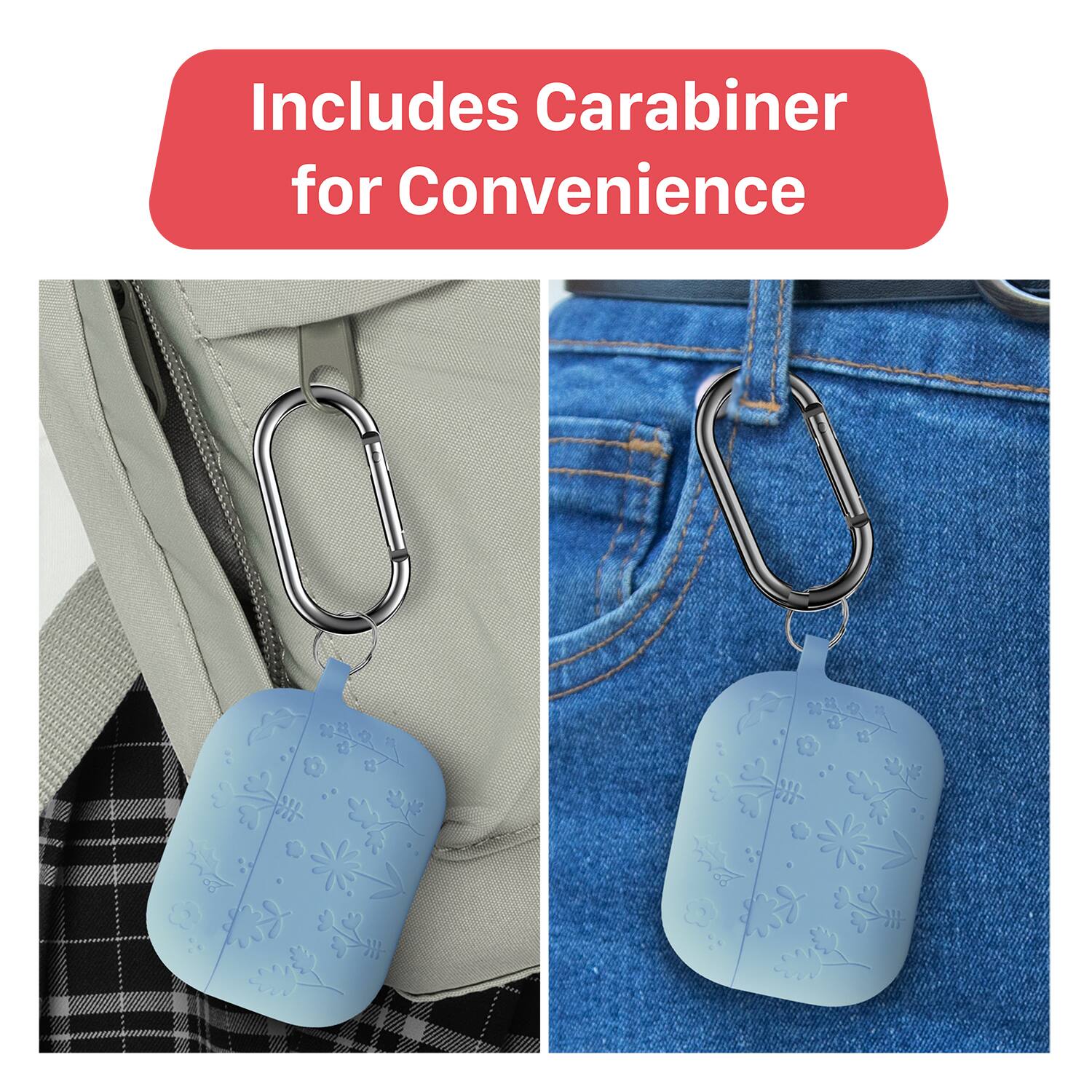 Includes Carabiner for Convenience