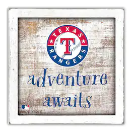 Fan Creations - Texas Rangers 14'' x 13'' Adventure Awaits Money Box - Multicolor