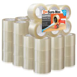 Sure-Max - Wide Packing Tape (3 x 110 yard/330-ft each) - Clear