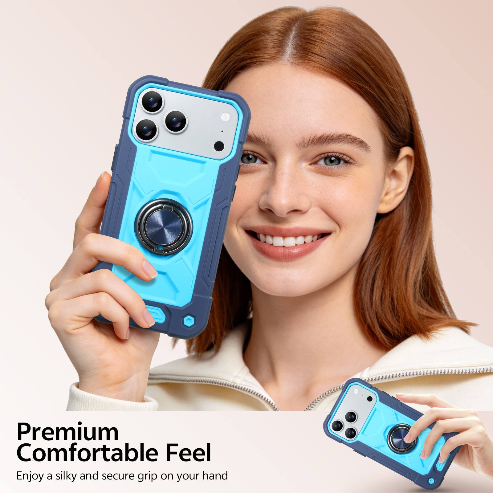 Premium Comfortable Feel  
Enjoy a silky and secure grip on your hand