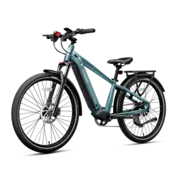 CYCROWN - Dremax Commuter Ebike for Adults (1000W Motor , 65Miles Range , 20MPH Top Speed , 7 Speed Gear , Full Suspension) - Blue