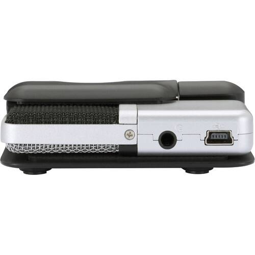 Back. Samson - Samson Go Mic Portable Clip-on USB Condenser Microphone (Titanium) + Accessories.