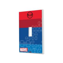 Keyscaper - Marvel Sigil Hidden-Screw Light Switch Plate - Single Toggle - Spider-Man