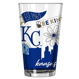 Logo Brands - Kansas City Royals 16oz. Native Pint Glass - Multicolor