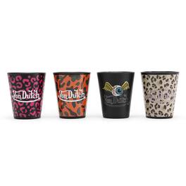 Von Dutch - Iconic 4-Piece Shot Glass Set - Wild
