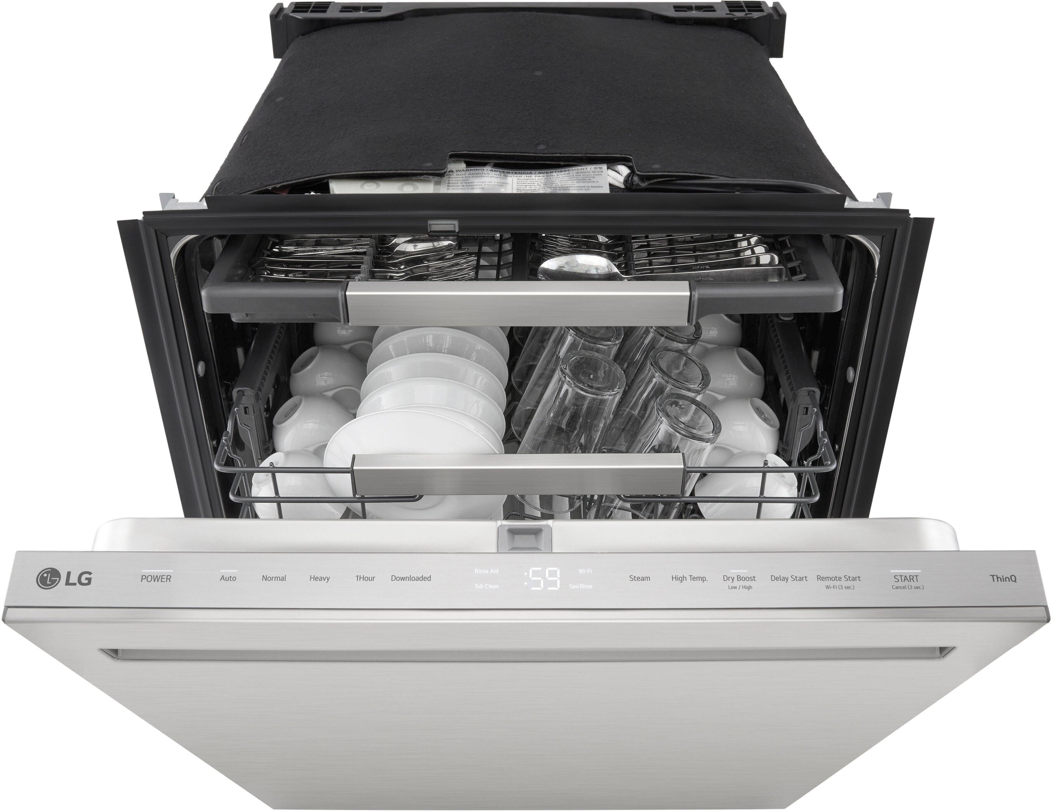 LG POWER  
Auto Normal Heavy  
1Hour Downloaded  
59  
Wi-Fi  
Steam High Temp  
Dry Boost Low/High  
Delay Start Remote Start  
START  
Cancel (3 sec)  
ThinQ