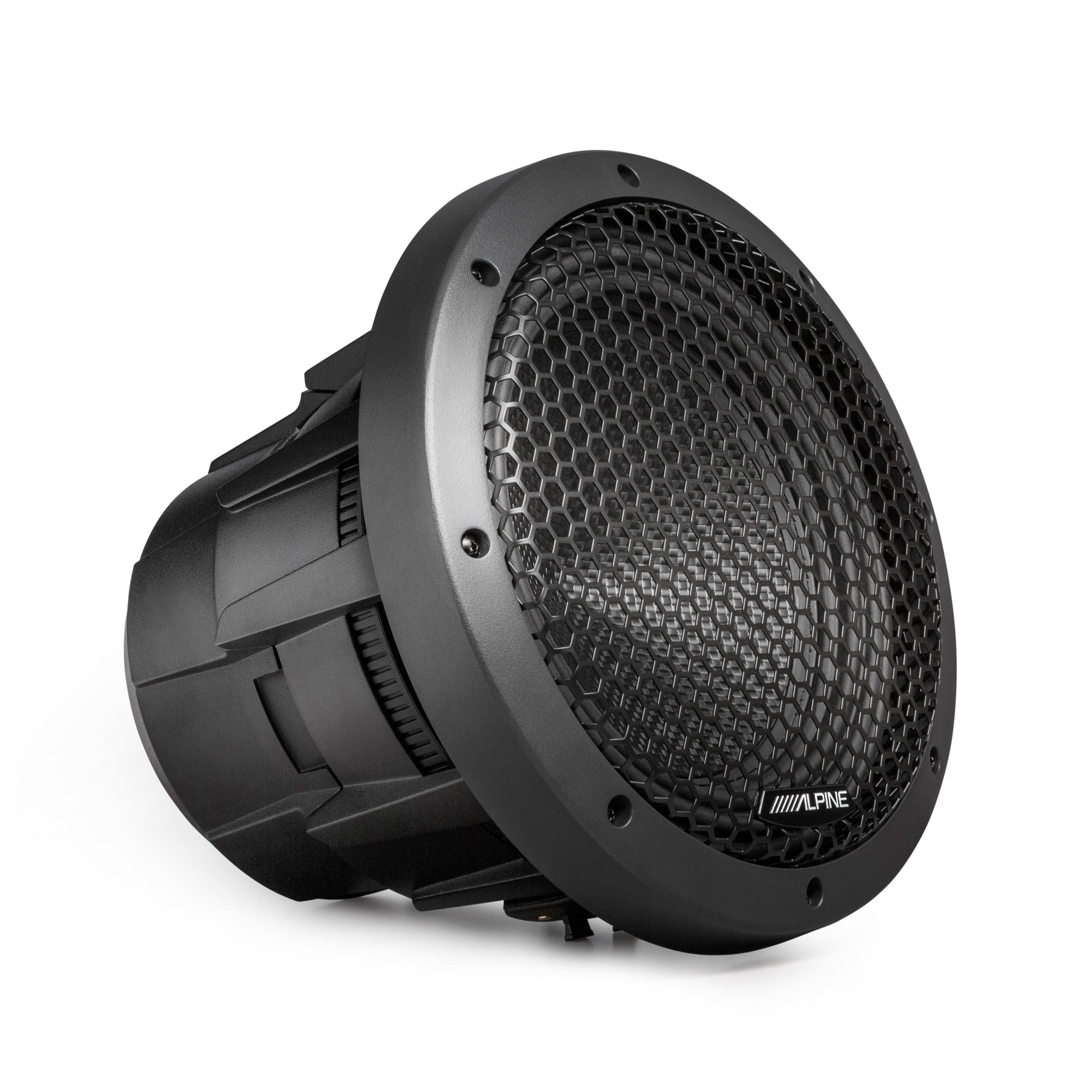 Alpine - HDZ-W10 10" Subwoofer | 800W RMS, Dual 4-Ohm Coils, Grille incl - Black/Gray