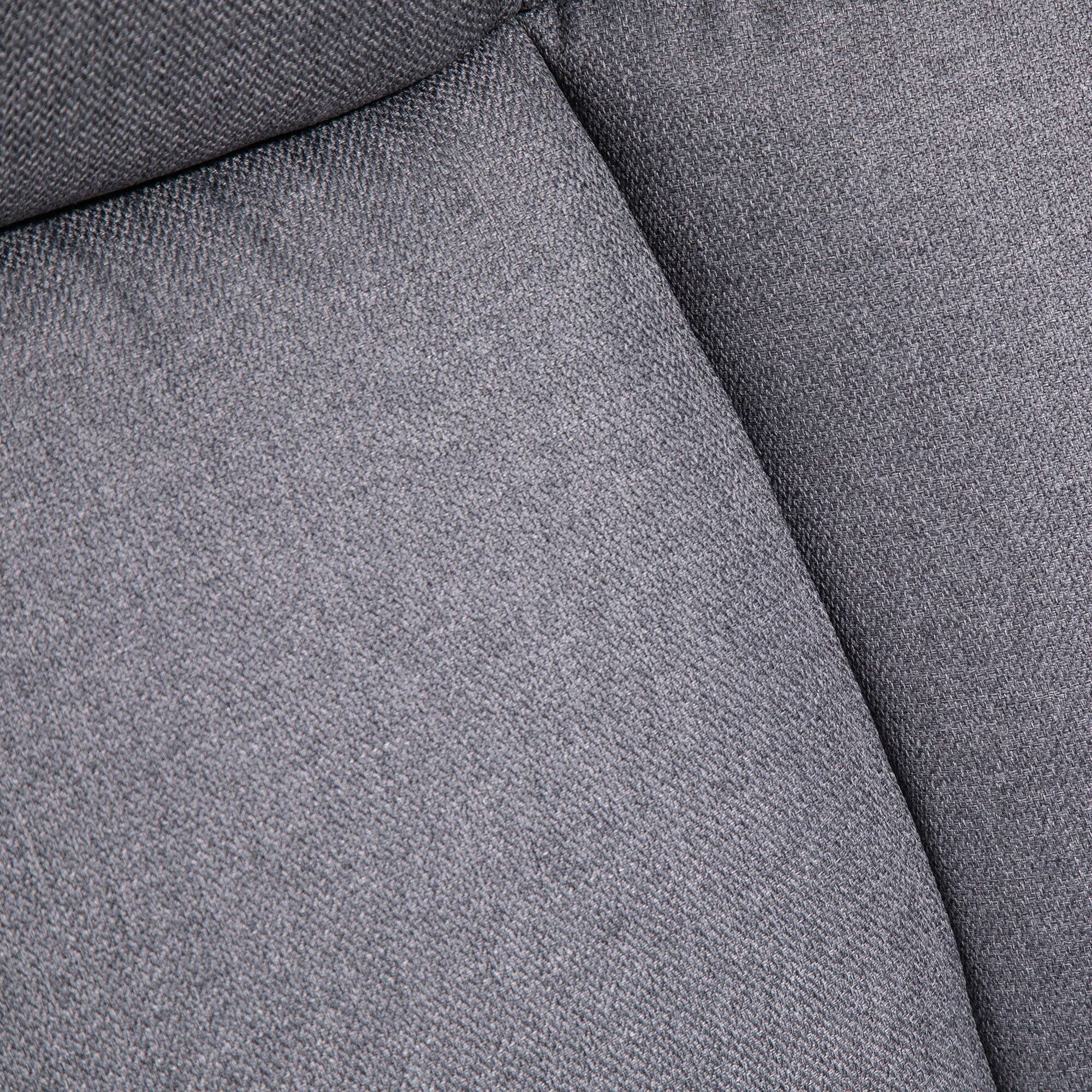 Alt View 8. Platinum-Level - Big and Tall Executive Office Chair, 485 lb Capacity, High-Back Linen-Feel Fabric Chair with Extra-Wide Seat - Light Gray.