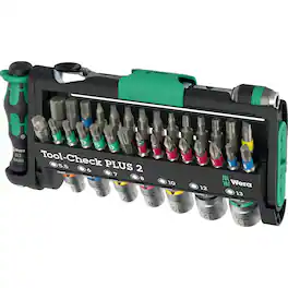 Wera - 05049056001 Tool-Check PLUS 2 Set, Durable, Compact Design, 39 Pieces
