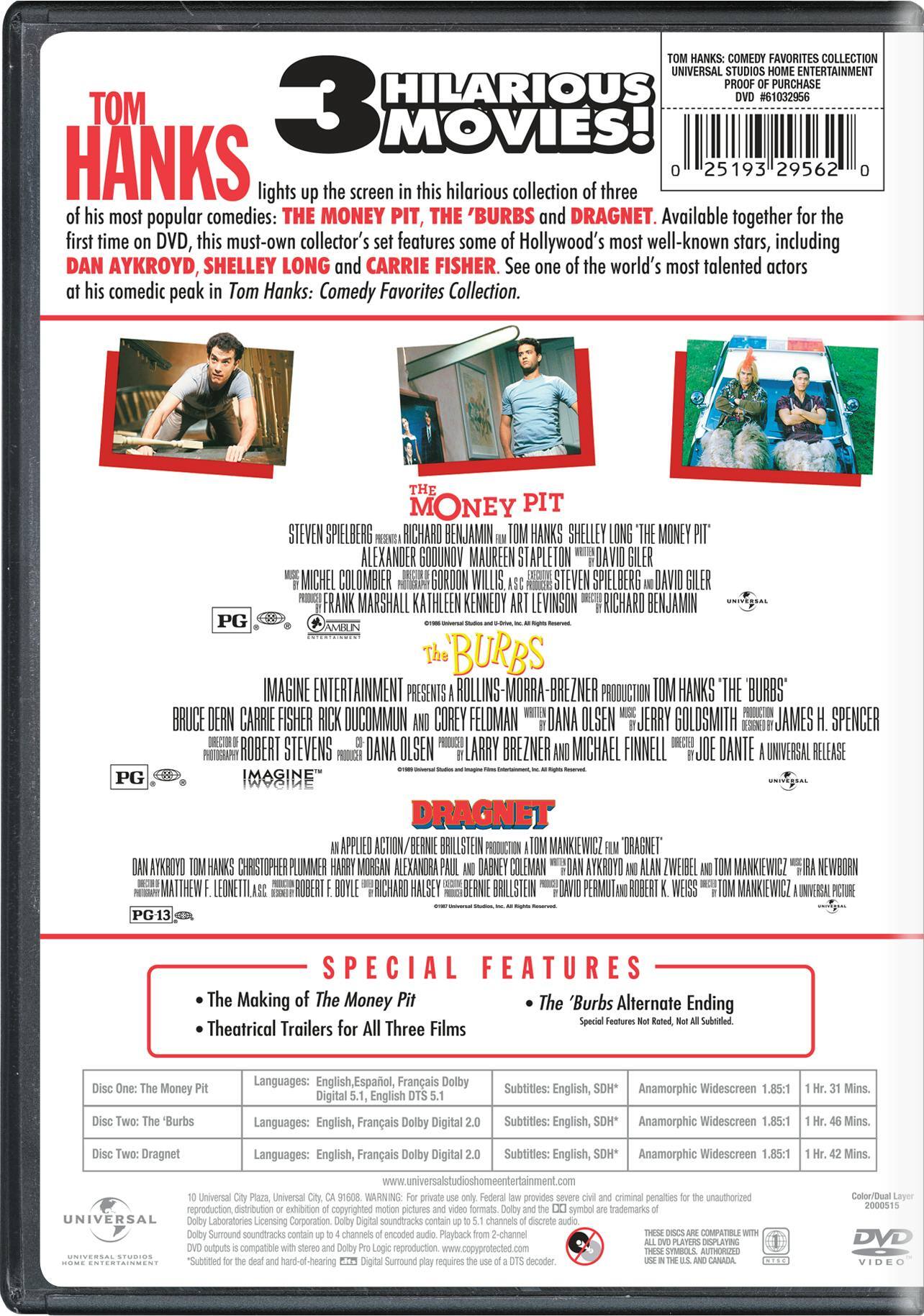 Angle. Tom Hanks: Comedy Favorites Collection (DVD Franchise Collection) [DVD].