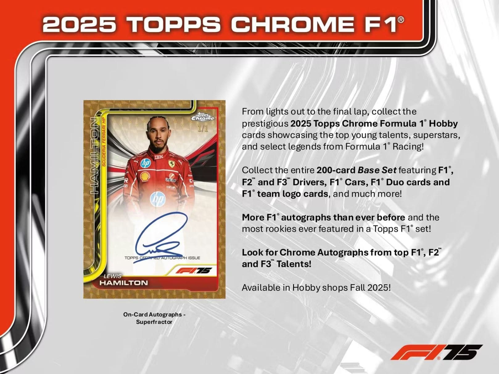 2025 Topps Chrome Formula 1 Hobby Box - Best Buy