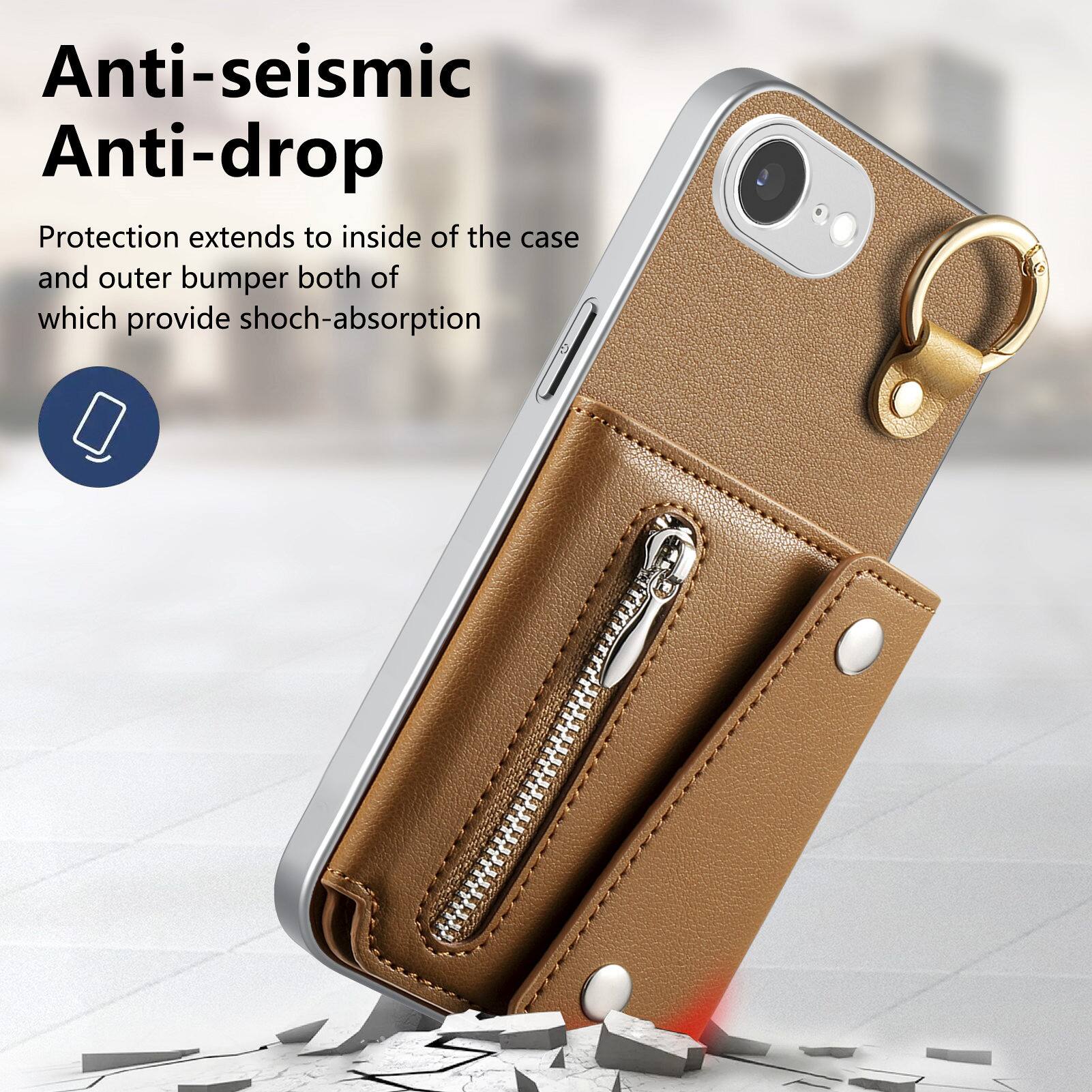 Anti-seismic Anti-drop Protection extends to inside of the case and outer bumper both of which provide shock-absorption