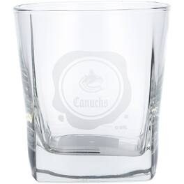Logo Brands - Vancouver Canucks 14oz. Frost Stamp Old Fashioned Glass - Multicolor