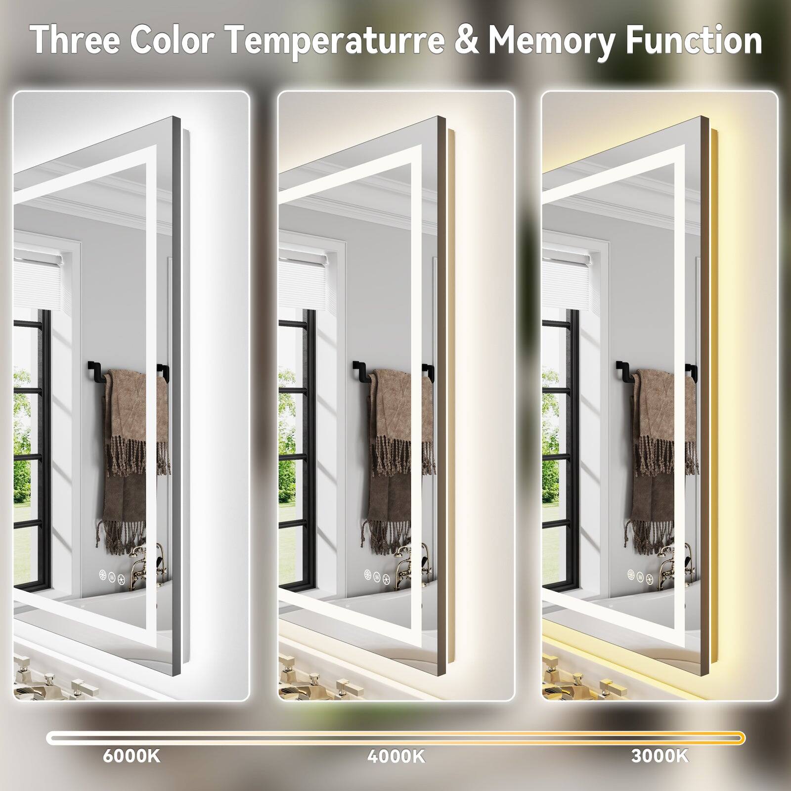 Three Color Temperature & Memory Function

6000K 4000K 3000K