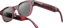 HTC - VIVE Eagle™ AI Glasses – Square (Wayfarer), Sunglass Lens - Berry