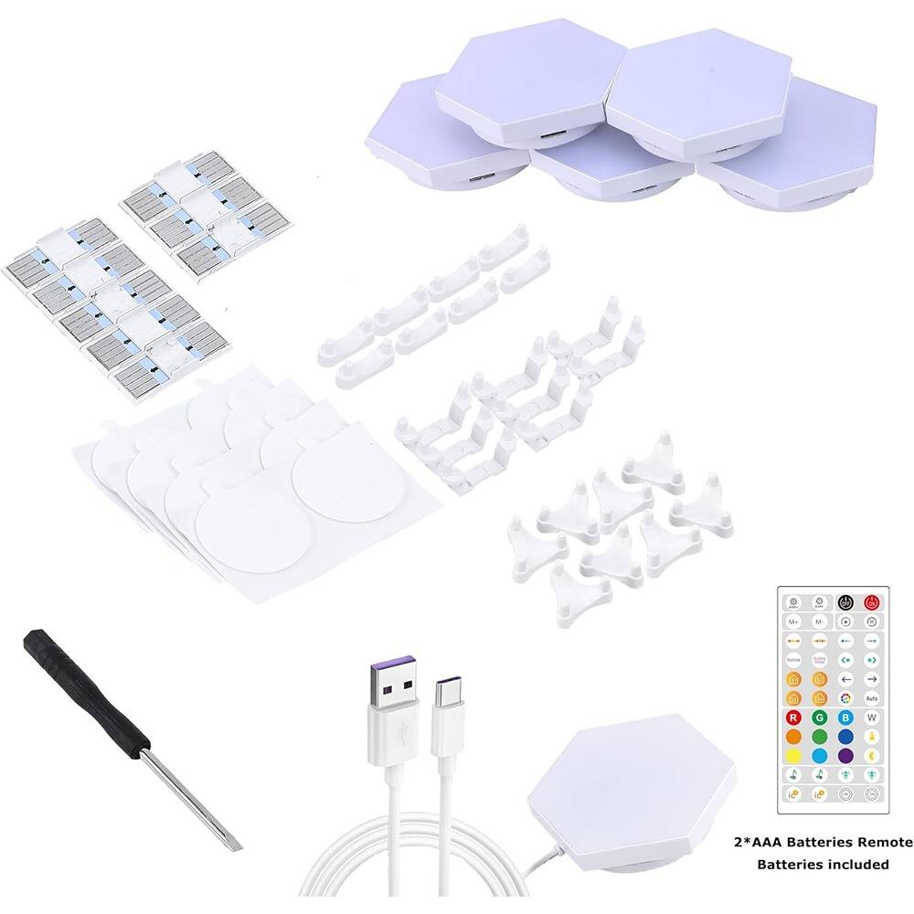 2*AAA Batteries Remote  
Batteries included