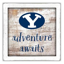 Fan Creations - BYU Cougars 14'' x 13'' Adventure Awaits Money Box - Multicolor