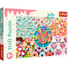 Trefl - Red 300 Piece Kids Puzzle - Sweets