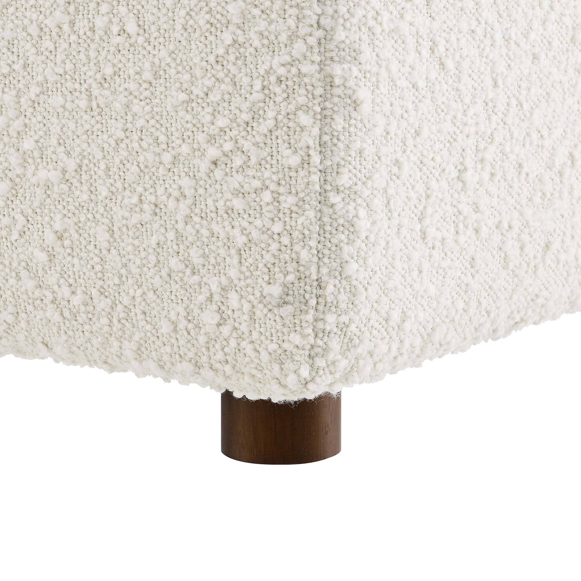 Alt View 6. Modway - Commix Down Filled Overstuffed Boucle Fabric Armless Chair by Modway - Ivory.