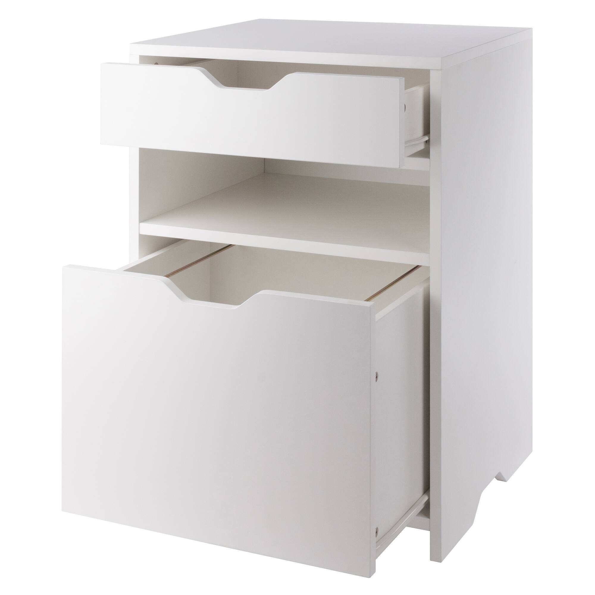 Alt View 1. Winsome Wood - Nova Filing Storage Cabinet - White.