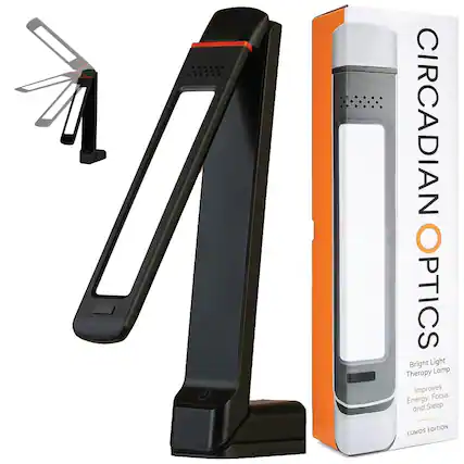 Circadian Optics Bright Light Therapy Lamp Improves Energy, Focus and Sleep - LUMOS Edition
