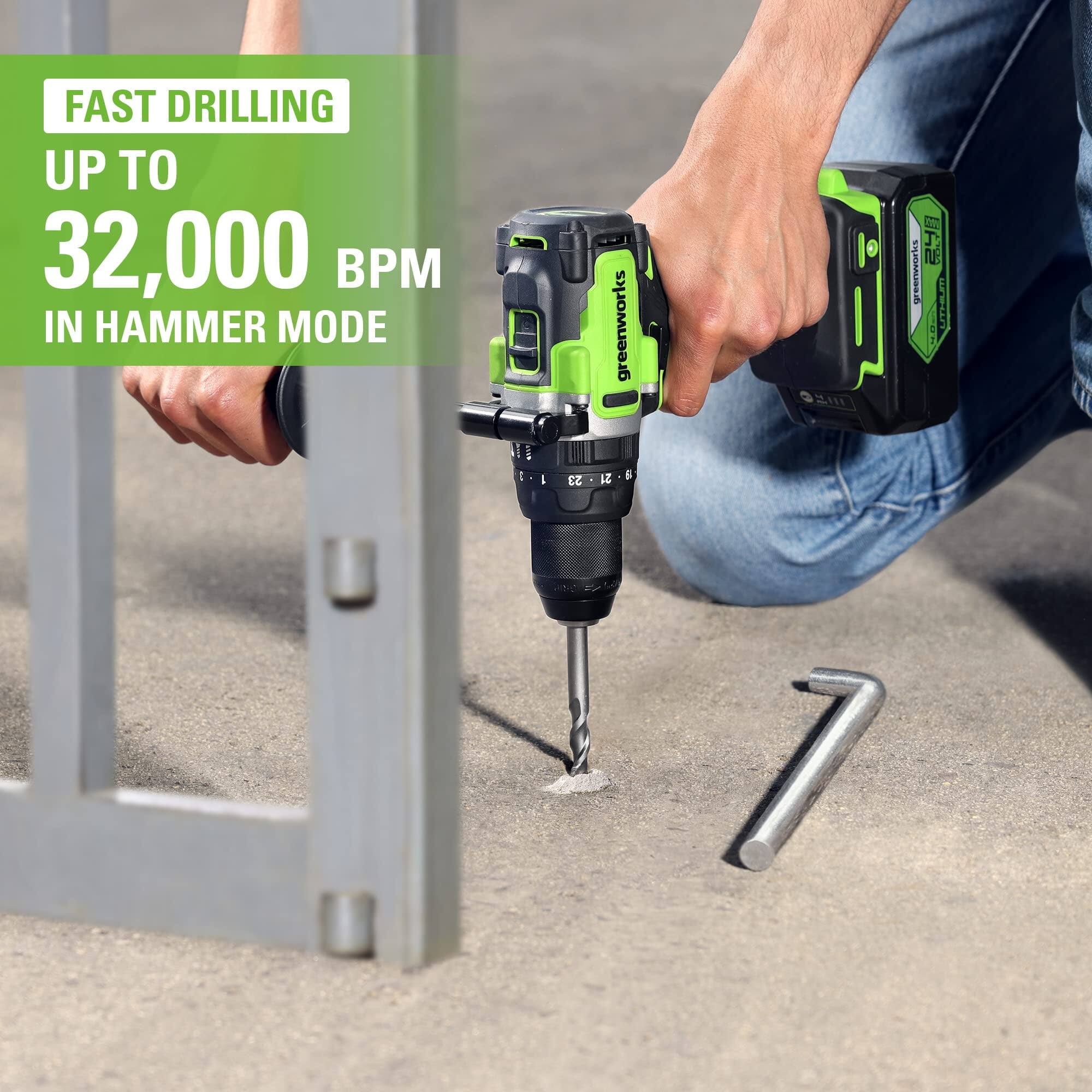 FAST DRILLING  
UP TO 32,000 BPM  
IN HAMMER MODE