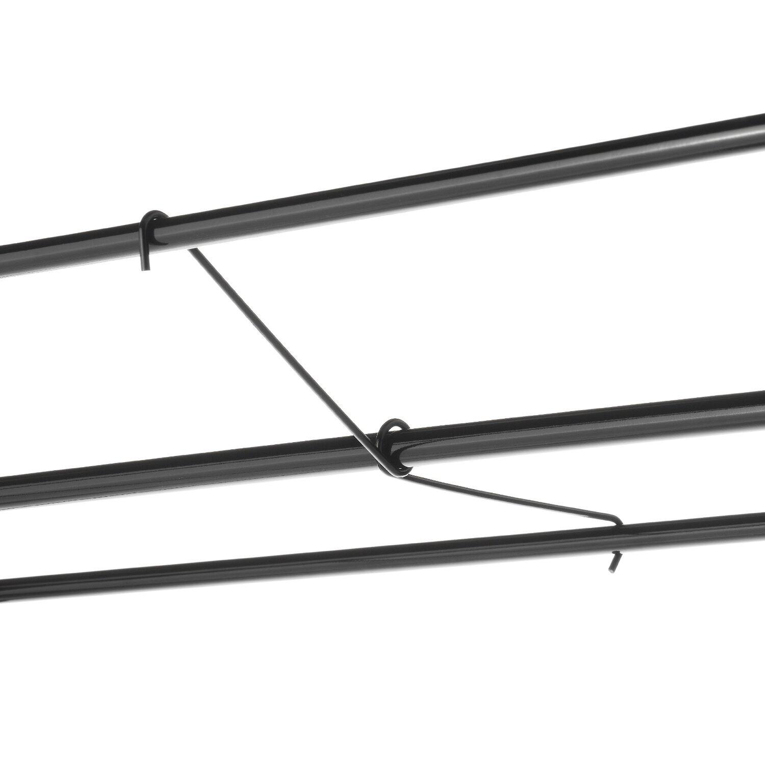 Angle. Hivvago - Portable Clothes Closet Wardrobe in Blue Breathable Fabric - Blue.