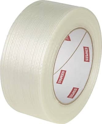 "Staples - Staples® 4 mil. Filament Tape, 1.9"" x 60 yards, 3"" Core, 6/Pack (52945) - Clear" price history on PriceWatchPro