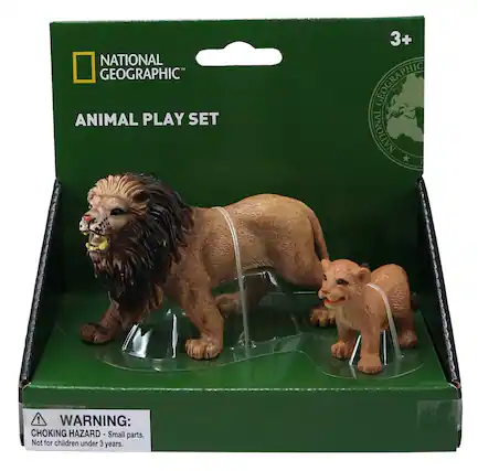NATIONAL GEOGRAPHIC
ANIMAL PLAY SET
3+
WARNING: CHOKING HAZARD - Small parts. Not for children under 3 years.