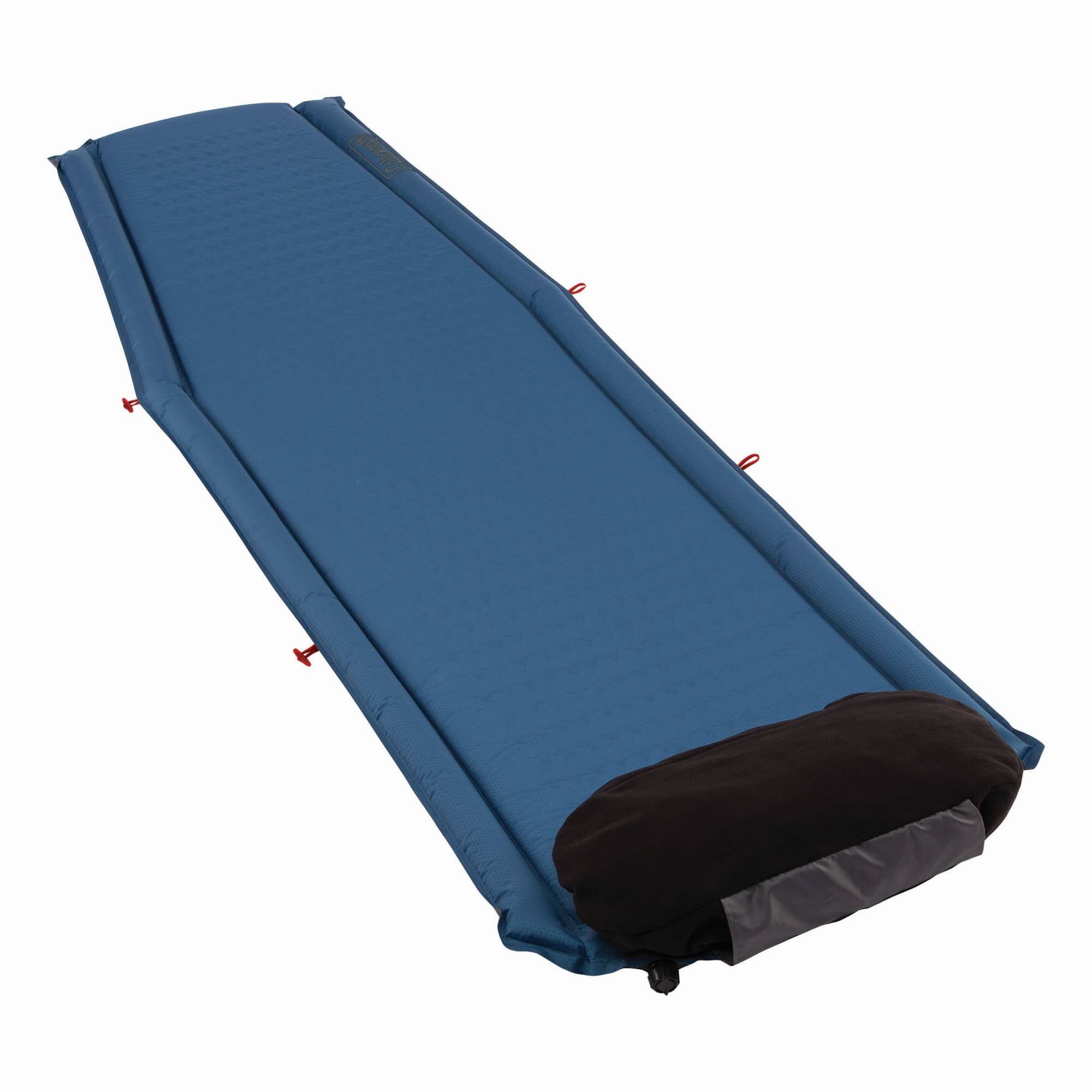 Alt View 1. Coleman - Coleman Silverton Easy Self-Inflating Sleeping Pad with Pillow and Side Bumpers - Blue.